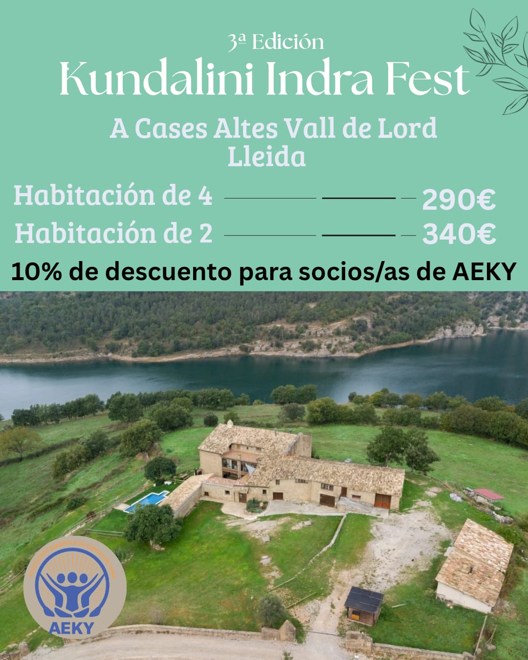 Kundaliini Indra Fest III - Cama en Habitación 2 personas